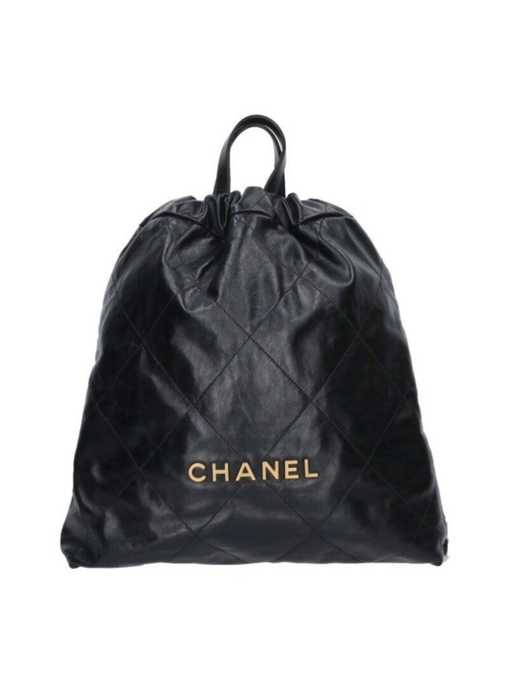 Chanel 22 Large Shiny Calfskin Backpack